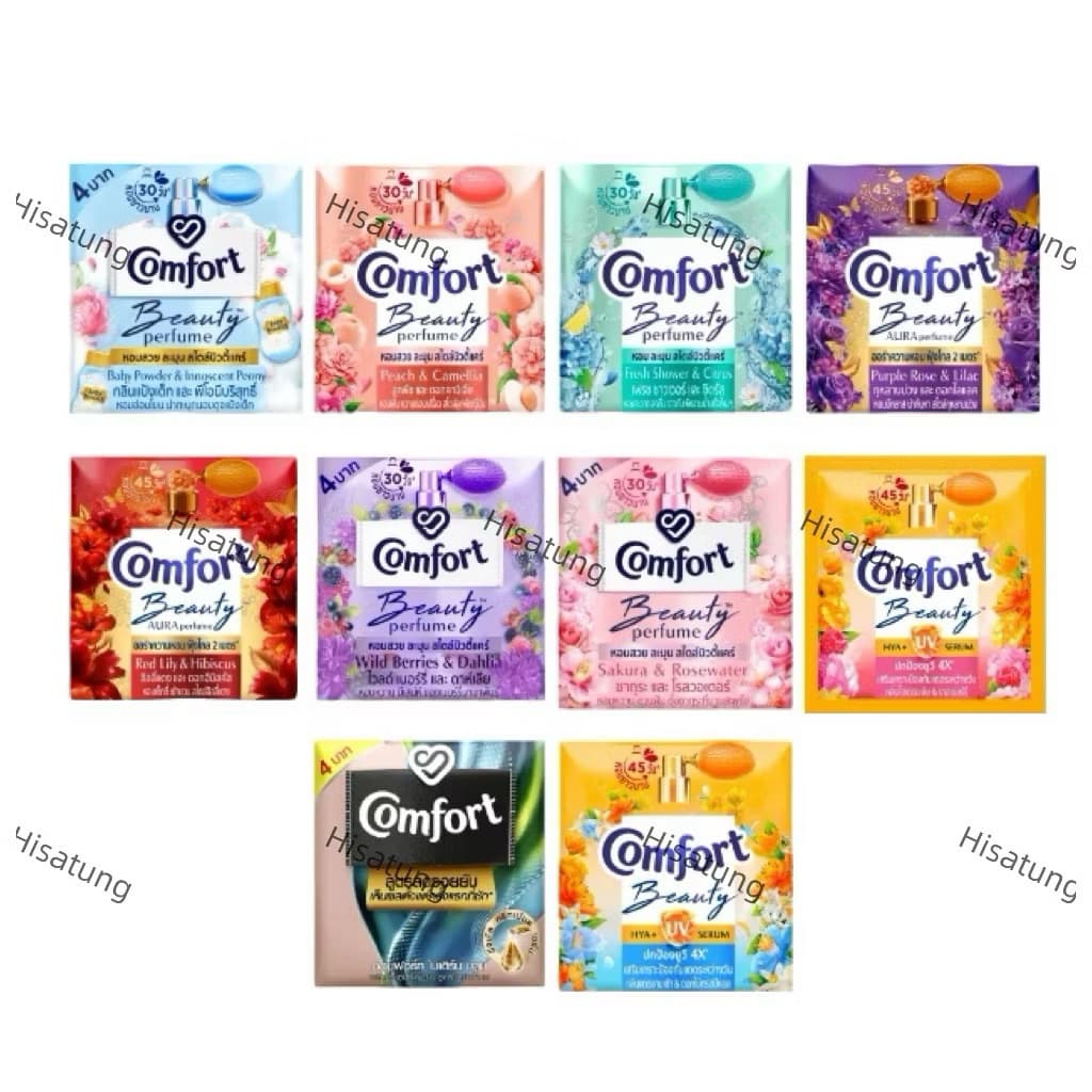 กดหลายชิ้นได้ น้ำยาปรับผ้านุ่ม คอมฟอร์ท Comfort ชนิดน้ำ ชนิดซอง 17มล รูปที่ 1