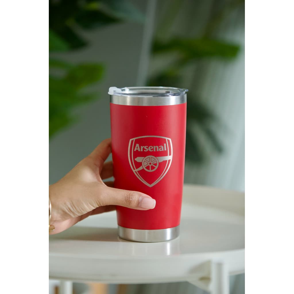 #ARS แก้วเก็บความเย็นขนาด 20 ออนซ์ ยิงเลเซอร์โลโก้สโมสรฟุตบอลทีมอาร์เซนอล รูปที่ 1