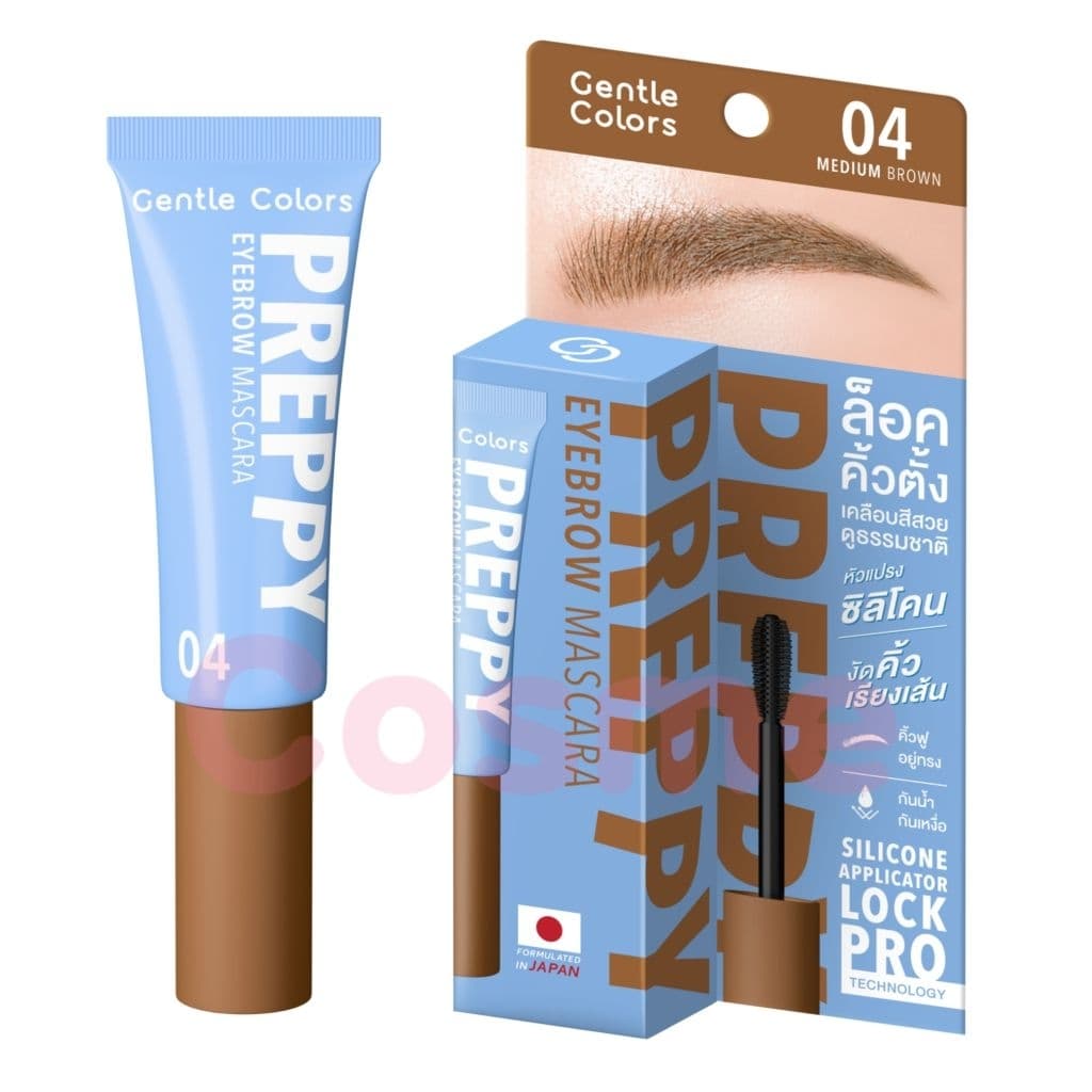 เจนเทิล คัลเลอร์ มาสคาร่าคิ้ว GENTLE COLORS PREPPY EYEBROW MASCARA รูปที่ 1