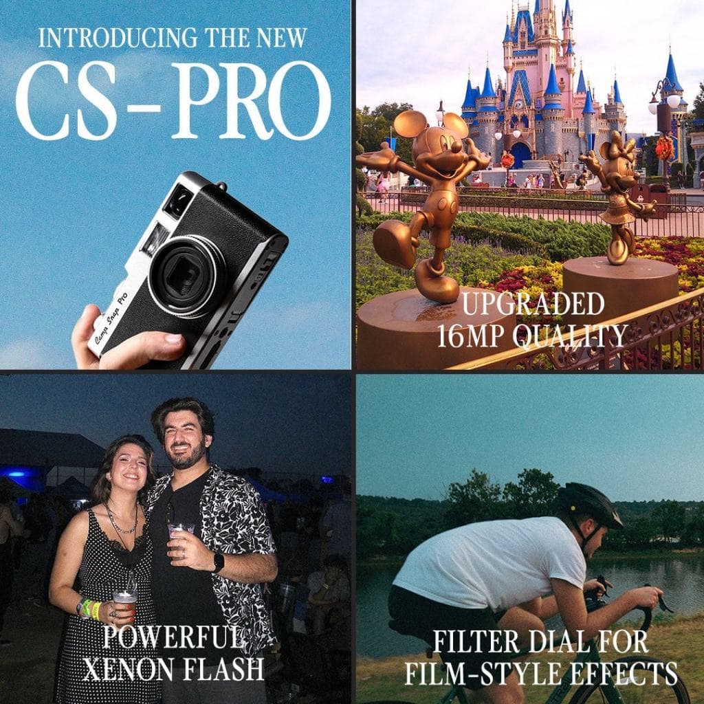 CampSnap CS-PRO กล้องดิจิทัล สไตล์ฟิล์มวินเทจ ได้รูปทันที ประกันศูนย์ CampSnap Pro รูปที่ 8