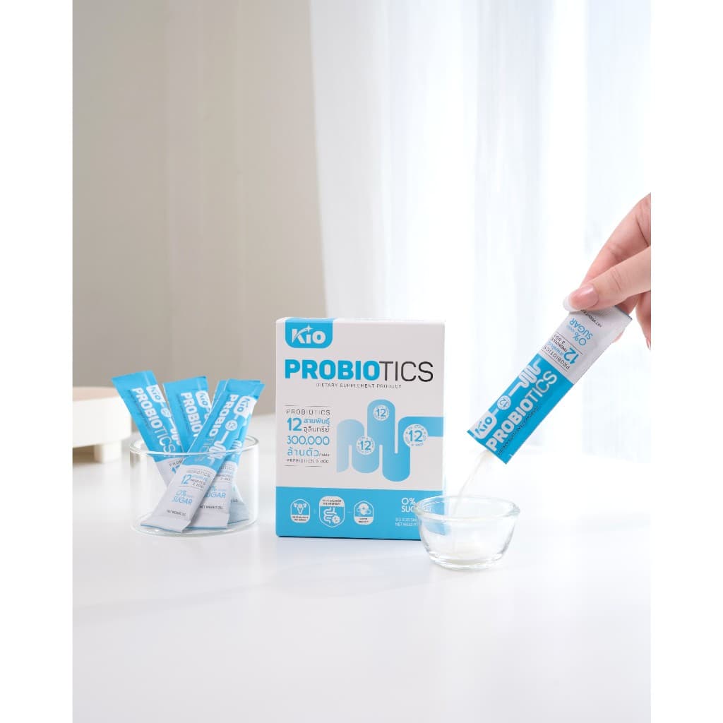 Kio Probiotic Dietary Supplement Product Pro+Prebiotic Synbiotic ผลิตภัณฑ์อาหารเสริม ซินไบโอติก รูปที่ 4