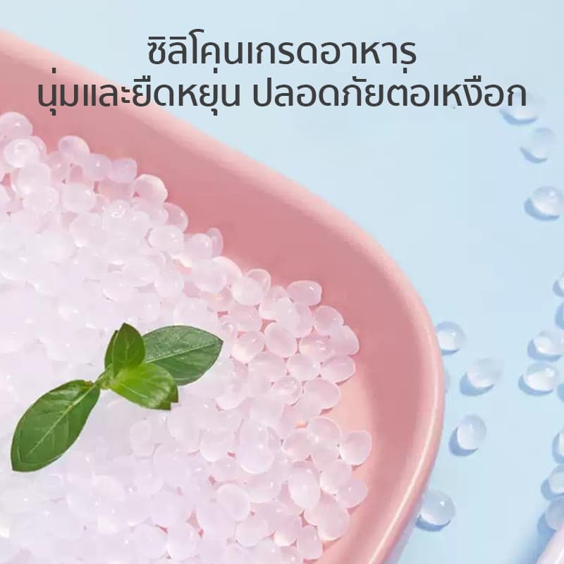 Dexter แปรงสีฟันยางสำหรับทารก 0+ ซิลิโคนเกรดอาหารใช้ได้ ทำความสะอาดฟัน เหงือก และเคลือบลิ้น รูปที่ 5