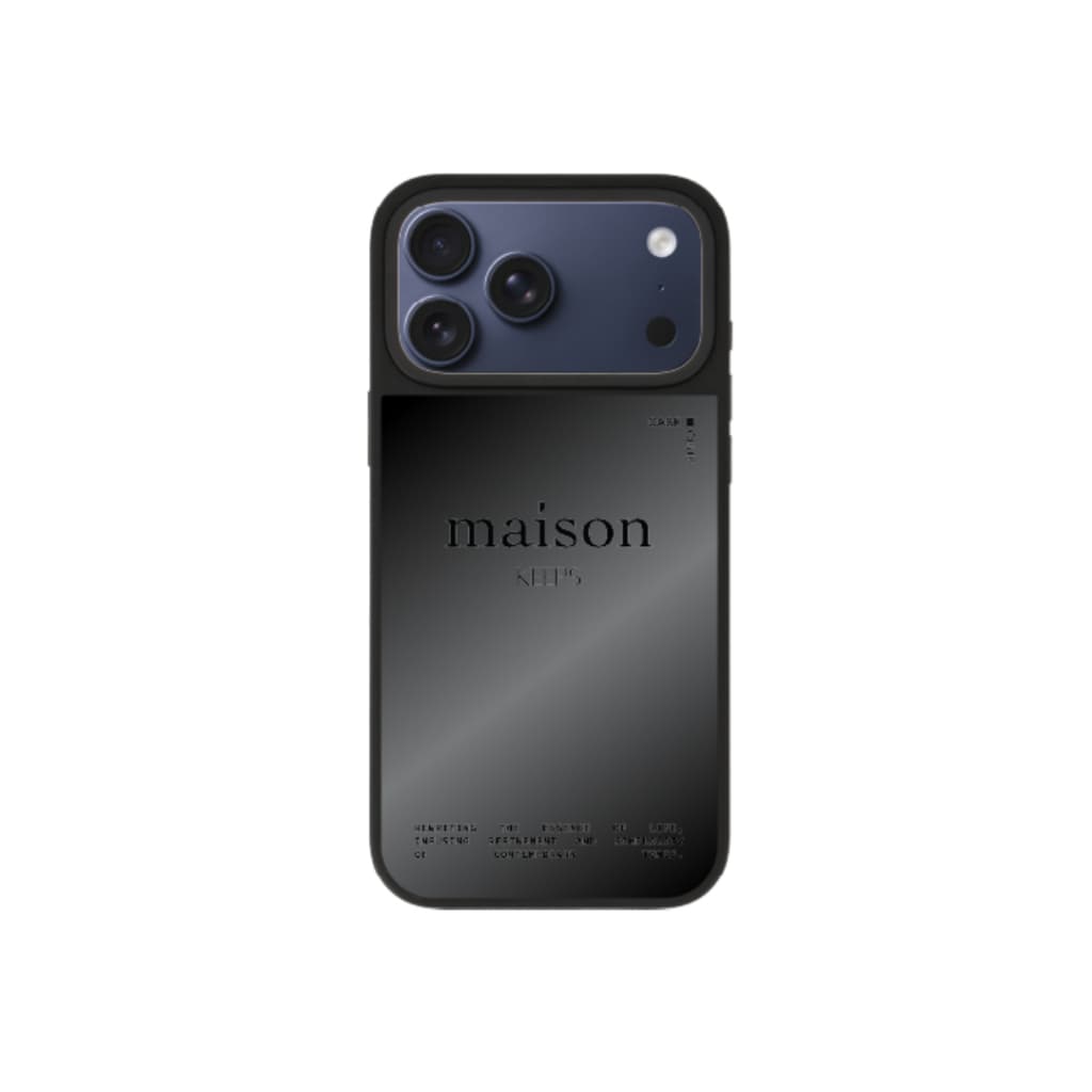 CaseClub เคสไอโฟน เคสกระจก ลาย maison KEEPS The Fundamental maison KEEPS The Fundamental สำหรับ i17 Pro Max/i17 Pro รูปที่ 2