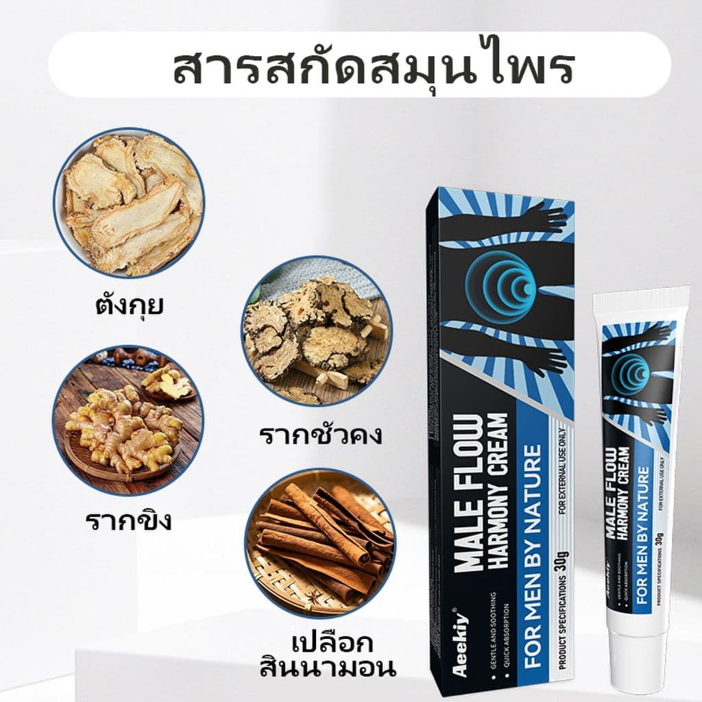Aeekiy Flow Harmony เจลบำรุงดูแลต่อมลูกหมากสำหรับผู้ชาย ช่วยบรรเทาอาการปวด-ลดความเมื่อยล้า ฟื้นฟูสุขภาพรายวัน รูปที่ 3