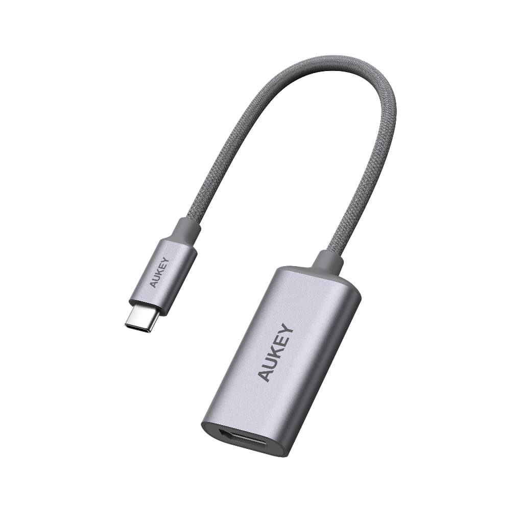 AUKEY UH-H01 USB-C to HDMI 2.0 Adapter | รองรับ 4K@60Hz | สายถักไนลอน | เคสอะลูมิเนียม รูปที่ 2