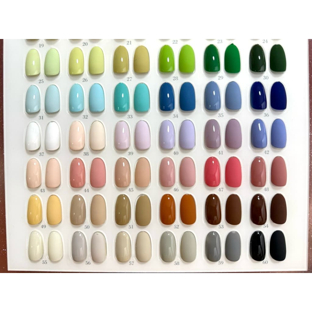 งานสั่งทำเล็บมือปลอมเจลและเล็บเท้าปลอมเจลสีพื้น 69บาท เลือกไซส์ , ทรงเล็บ และระบุรหัสสีลงช่องหมายเหตุ 1-2 วันจัดส่ง รูปที่ 4