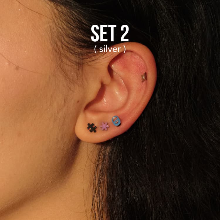 Bemet Ditto stud set ต่างหูสแตนเลส รูปที่ 6