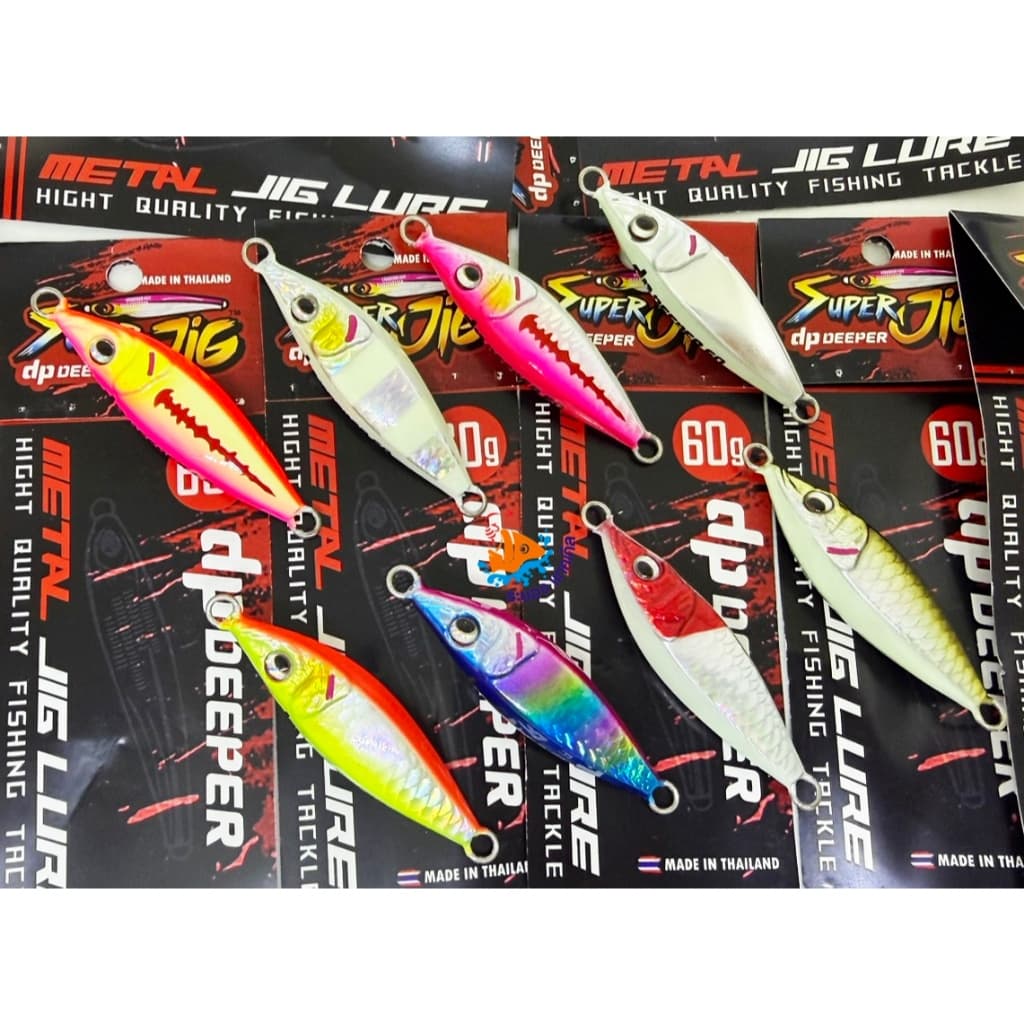 New!! เหยื่อจิ๊ก Superjig รุ่น Deeper Gen 2 ไมโครจิ๊ก Jigging รูปที่ 3