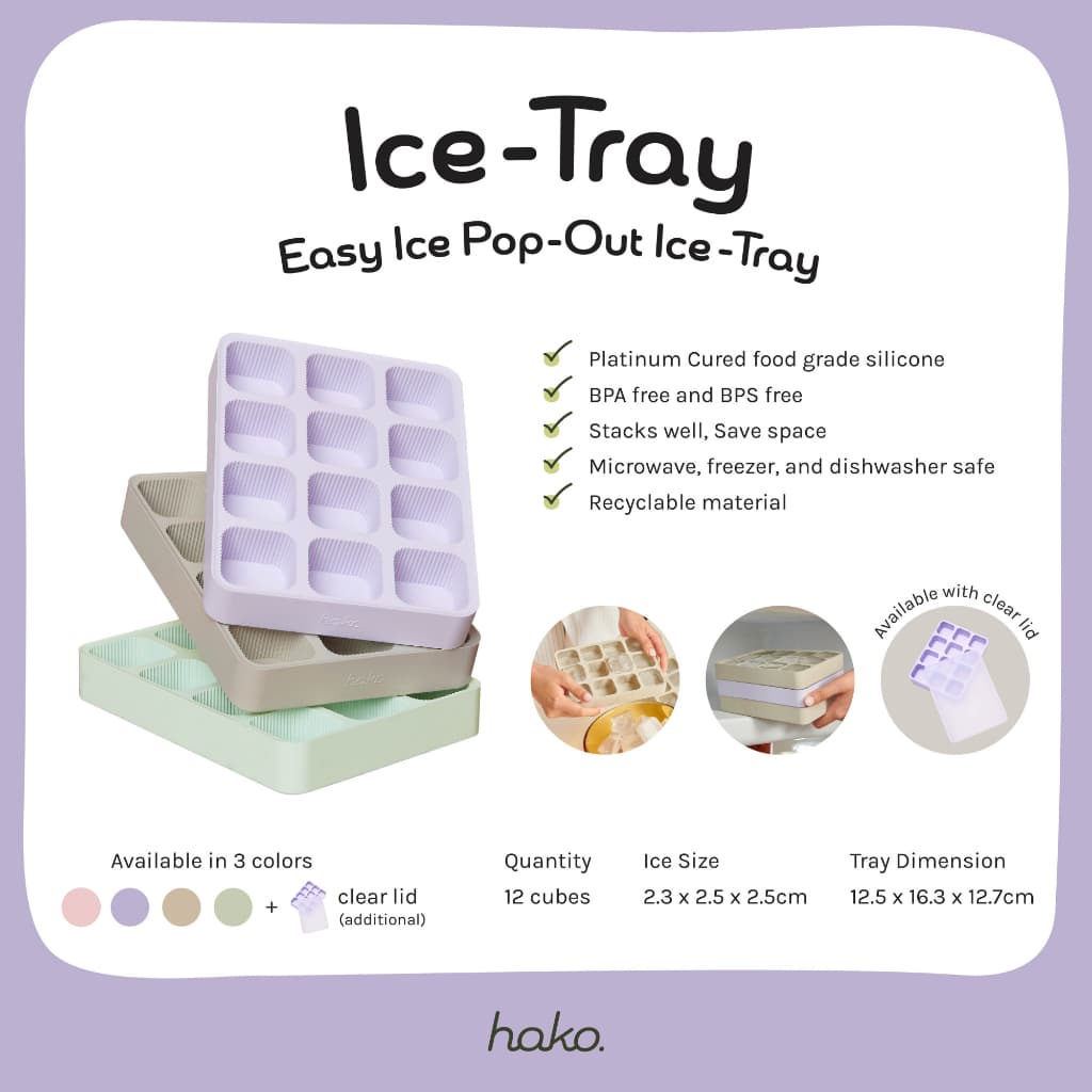 hako Silicone Ice Tray ถาดทำน้ำแข็งซิลิโคน