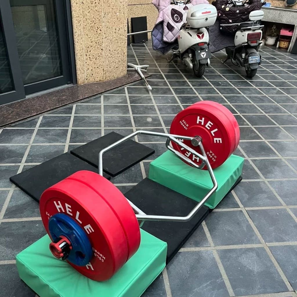 ส่งจากในประเทศบาร์เบล บาร์โอลิมปิค HEX Bar 56/71นิ้ว บาร์ตรง แกนบาร์เบล รุ่นMAX LOAD 600KG 150/180CM t รูปที่ 7