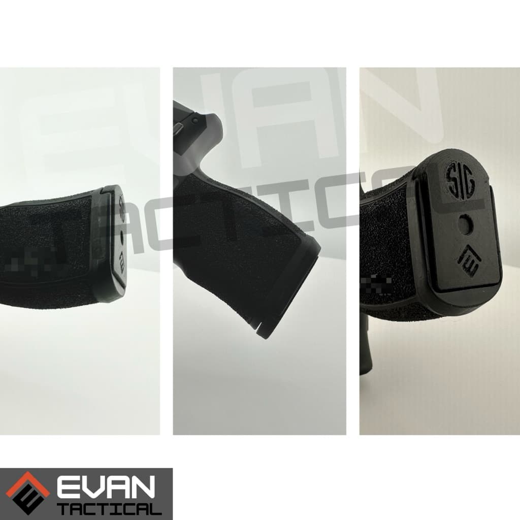 Evantactical P365 XL Base Plate – ส้นเรียบ P365 XL เปลี่ยนใส่กับ 12 เดิม) — ไม่เพิ่มความจุ รูปที่ 4