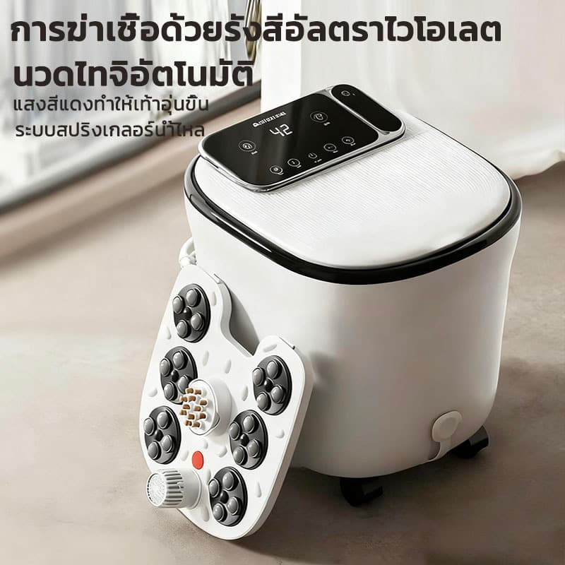 เครื่องสปาเท้า อ่างสปาเท้า อ่างแช่เท้า นวดฝ่าเท้า นวดเท้า เครื่องนวดฝ่าเท้า ผลิตภัณฑ์ใหม่ยอดนิย รูปที่ 2