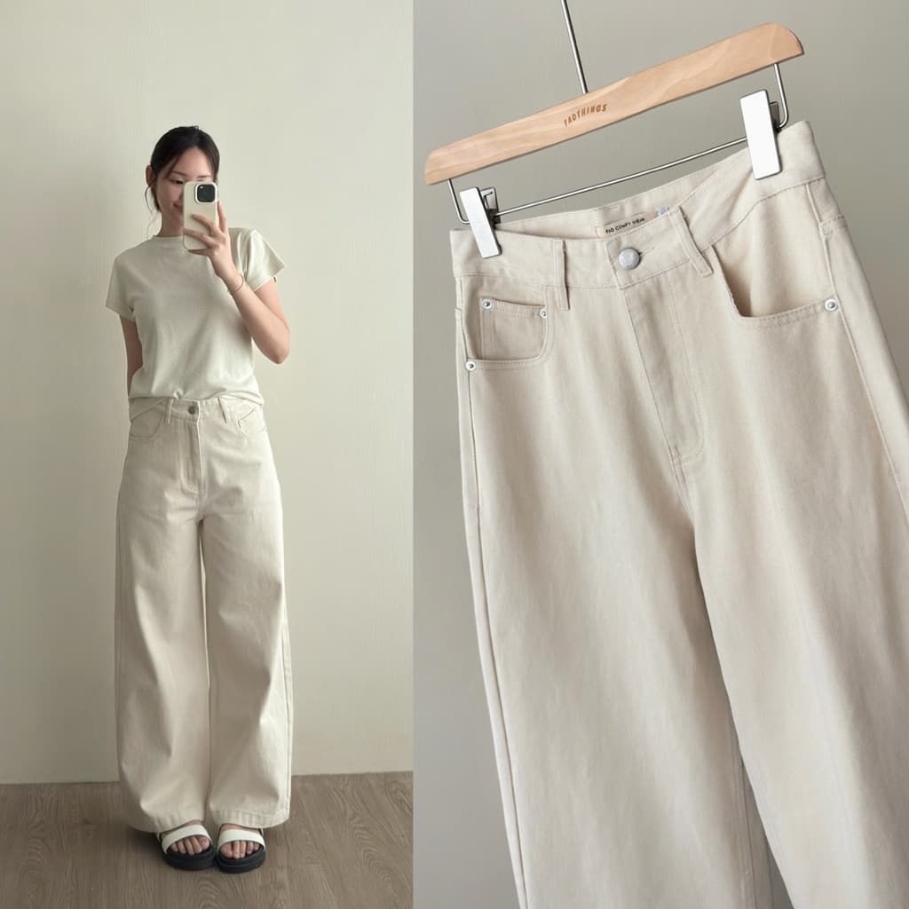 FADTHINGS : sunbeam cotton denim 🌞🍅 ทรงเดียวกับ cloud wash denim ค่า