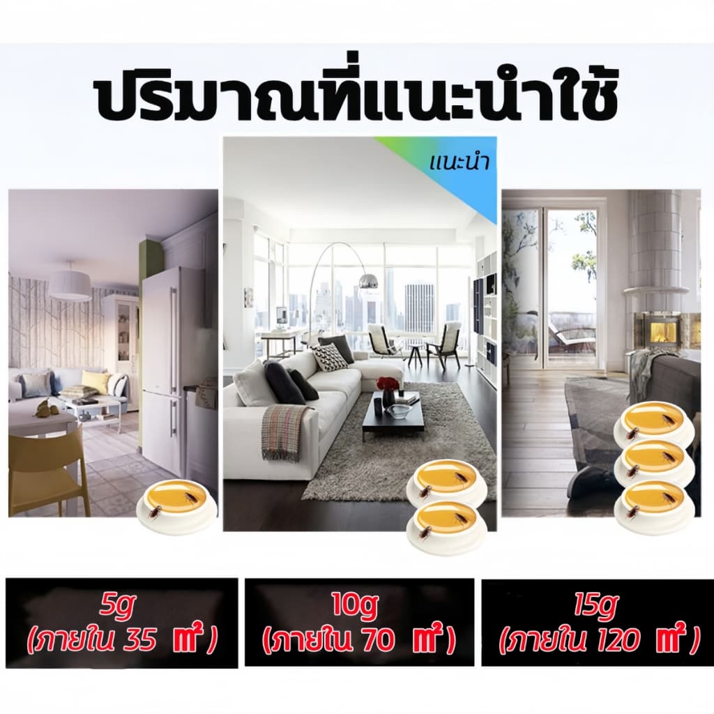 Beauty เจลฆ่าแมลงสาบ 8 เม็ด/กล่อง 1 เจลกำจัดแมลงสาบ ฆ่าแมลงสาบ ฆ่าทั้งรัง ล่อแมลงสาบ กาวน์ดักแมลง ป้องกันแมลงสาบ รูปที่ 5