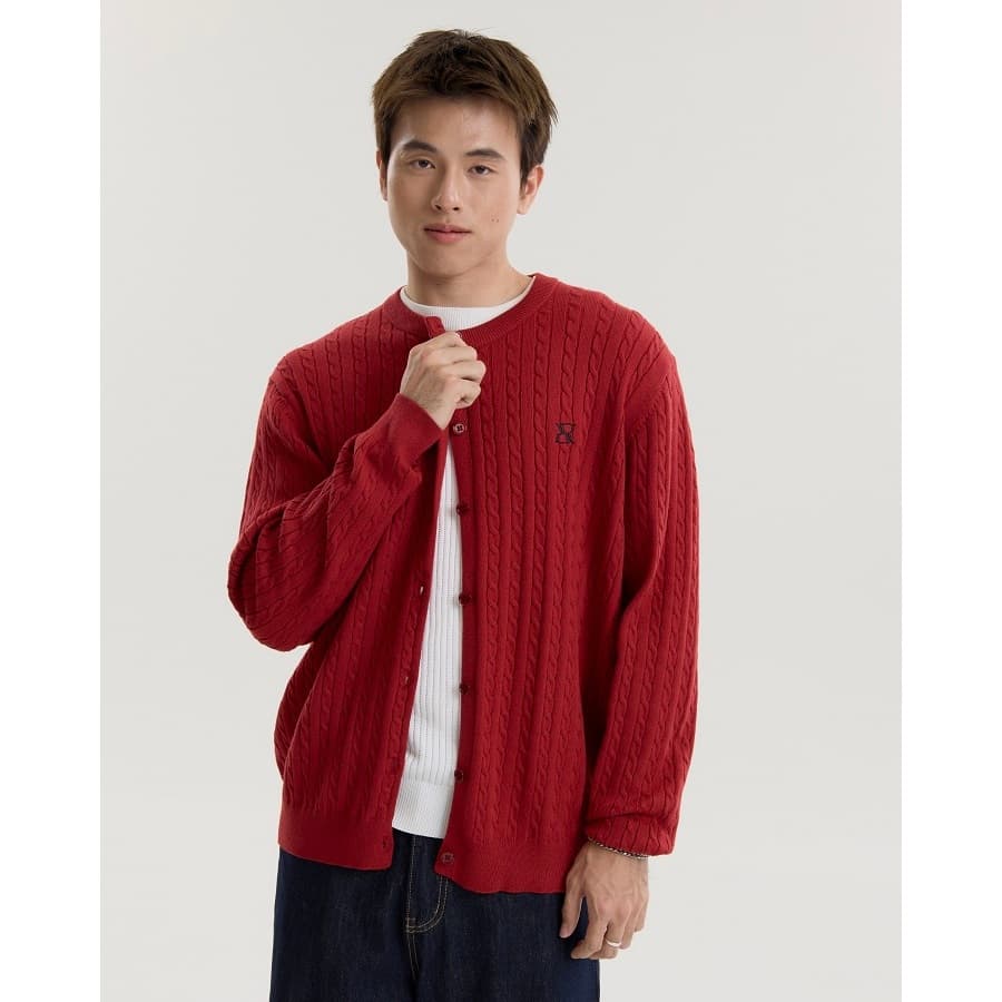 REEVE TWIST CARDIGAN - เสื้อคาร์ดิแกนถัก ผ้าKnit รูปที่ 9