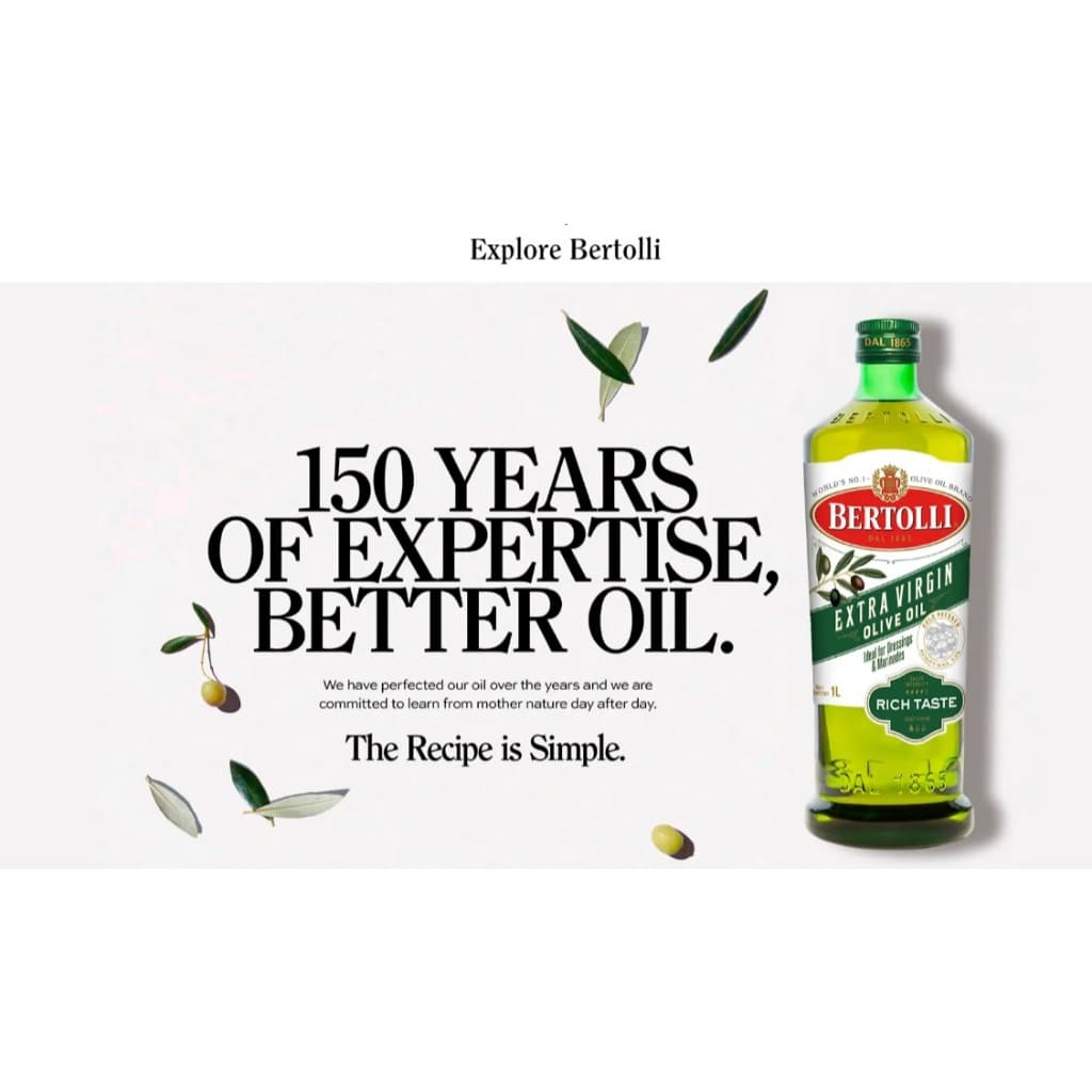เบอร์ทอลลี่ เอ็กซ์ตร้า เวอร์จิ้น โอลีฟ ออยล์ 500 มล.│Bertolli รูปที่ 4