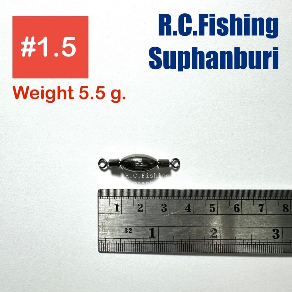 ทองเหลือง แคโลไรน่า Carolina rig Brass Egg Swivel Sinker รูปที่ 4