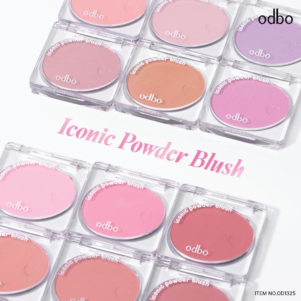 Odbo Iconic Powder Blush od1325 โอดีบีโอ ไอโคนิค พาวเดอร์ บลัช ขนาด 4.2กรัม รูปที่ 3