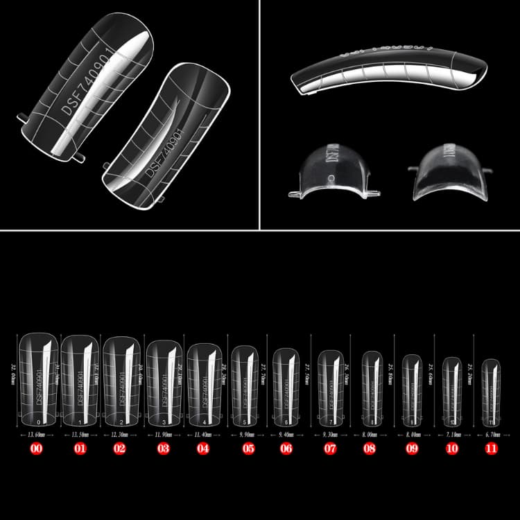 ฟอร์มต่อเล็บ Dual Form | บล็อกต่อเล็บโพลีเจล ใช้ซ้ำได้ มีสเกลบอกขนาด | ทรงสวยไม่ตะไบเยอะ รูปที่ 3