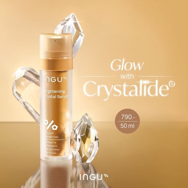 INGU - Brightening Crystal Serum 50ML อิงกุ ผลิตภัณฑ์เซรั่มบำรุงผิว รูปที่ 2