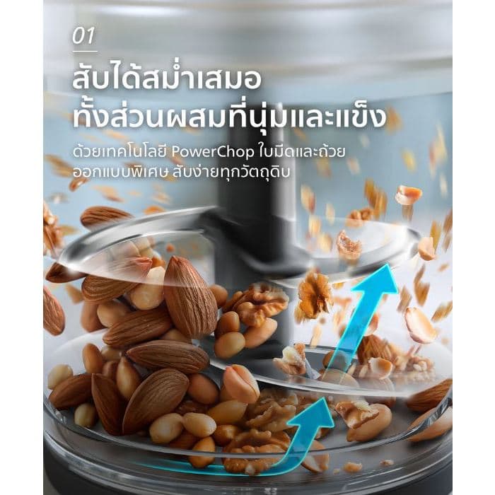 PHILIPS Chopper เครื่องบดสับฟิลิปส์ HR150100 รูปที่ 9