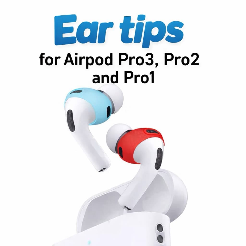Ear tips for Airpod Pro3 , Airpod Pro2 & Airpod Pro ซิลิโคนหูฟังสำหรับแอร์พอร์ทโปร3,แอร์พอร์ทโปร2 และ แอร์พอร์ทโปร รูปที่ 1