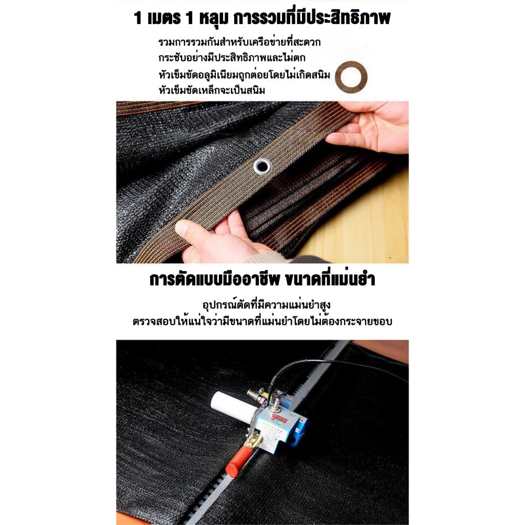 ตาข่ายบังแดด 99% สแลนกันแดด PE การทำให้ข้น ฉนวนกันความร้อน ผ้ากรองแสง เต็นท์รถ รูปที่ 7