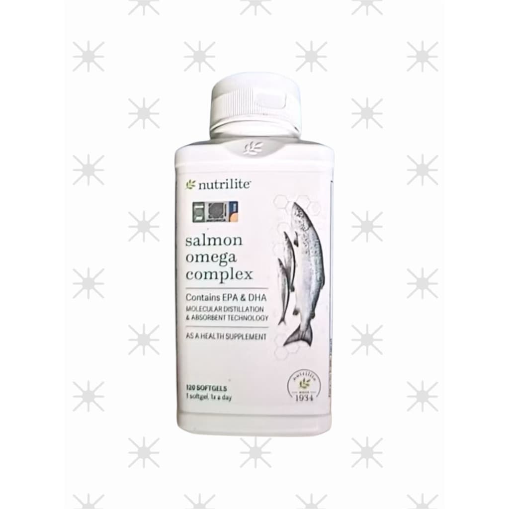 นิวทริไลท์ แซลมอน บรรจุ 120 เม็ด Nutrilite Salmon Omega Complex 120Softgels รูปที่ 1