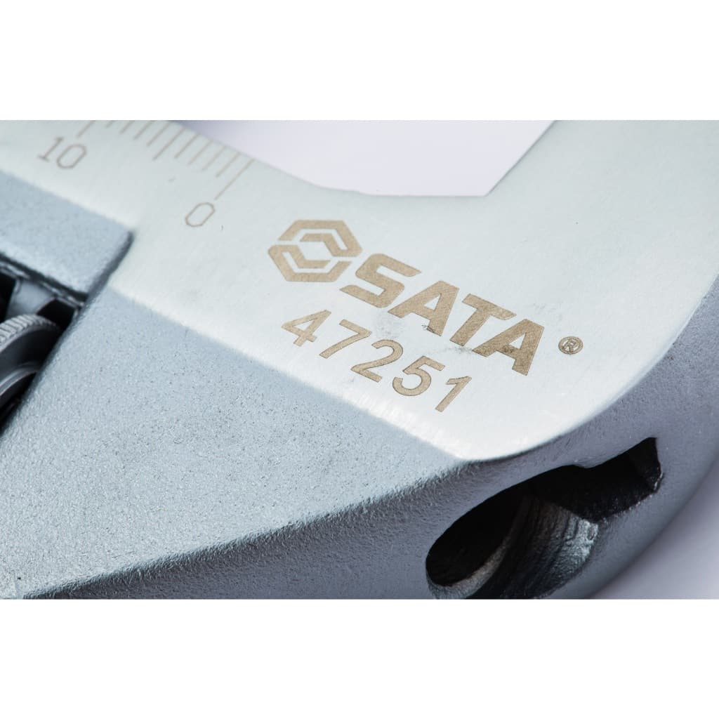 SATA ประแจเลื่อน ขนาด 4" - 12" No.472 (Dipping Handle European Style Adjustable Wrench) รูปที่ 6