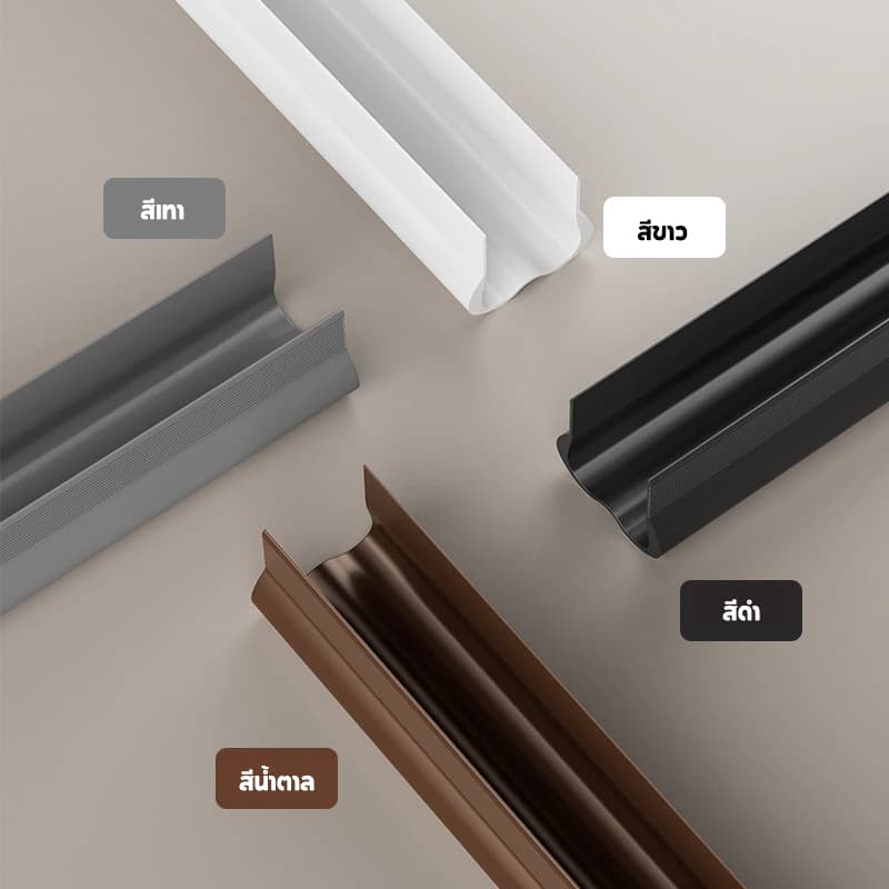 HOMIDEA แถบกันเสียงตะเข็บประตู ที่กั้นประตู กันฝุ่น กันแอร์ออก 93 cm แบบสอด สามารถตัดความยาวได้ รูปที่ 2