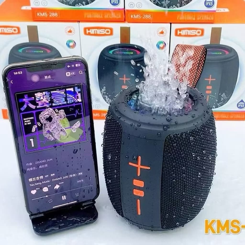 ส่งด่วนจากไทยลำโพงบลูทูธไร้สาย ขนาดมินิ รุ่น KMS-292 พร้อมสายหิ้ว พกพกง่าย USB/TF/BT/TWS รูปที่ 5