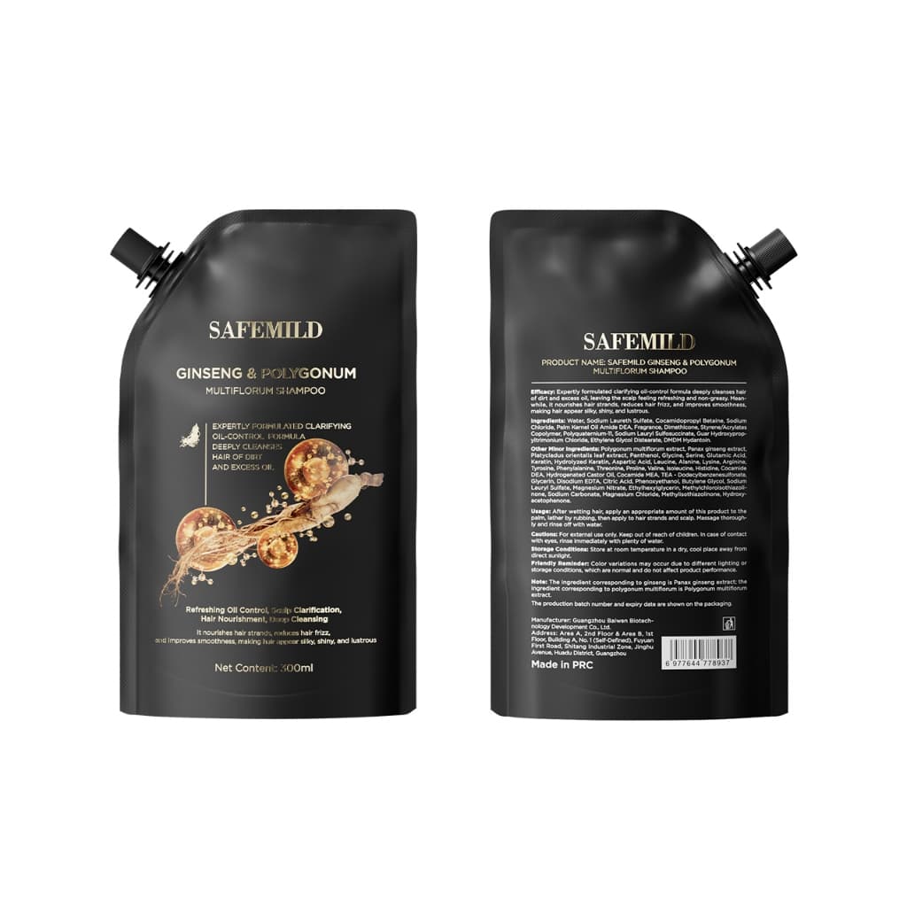 แชมพูโสมสกัดจากพืชธรรมชาติ safemild ช่วยบำรุงเส้นผมอย่างอ่อนโยนและปรับปรุงผมหงอกและผมร่วง รูปที่ 9