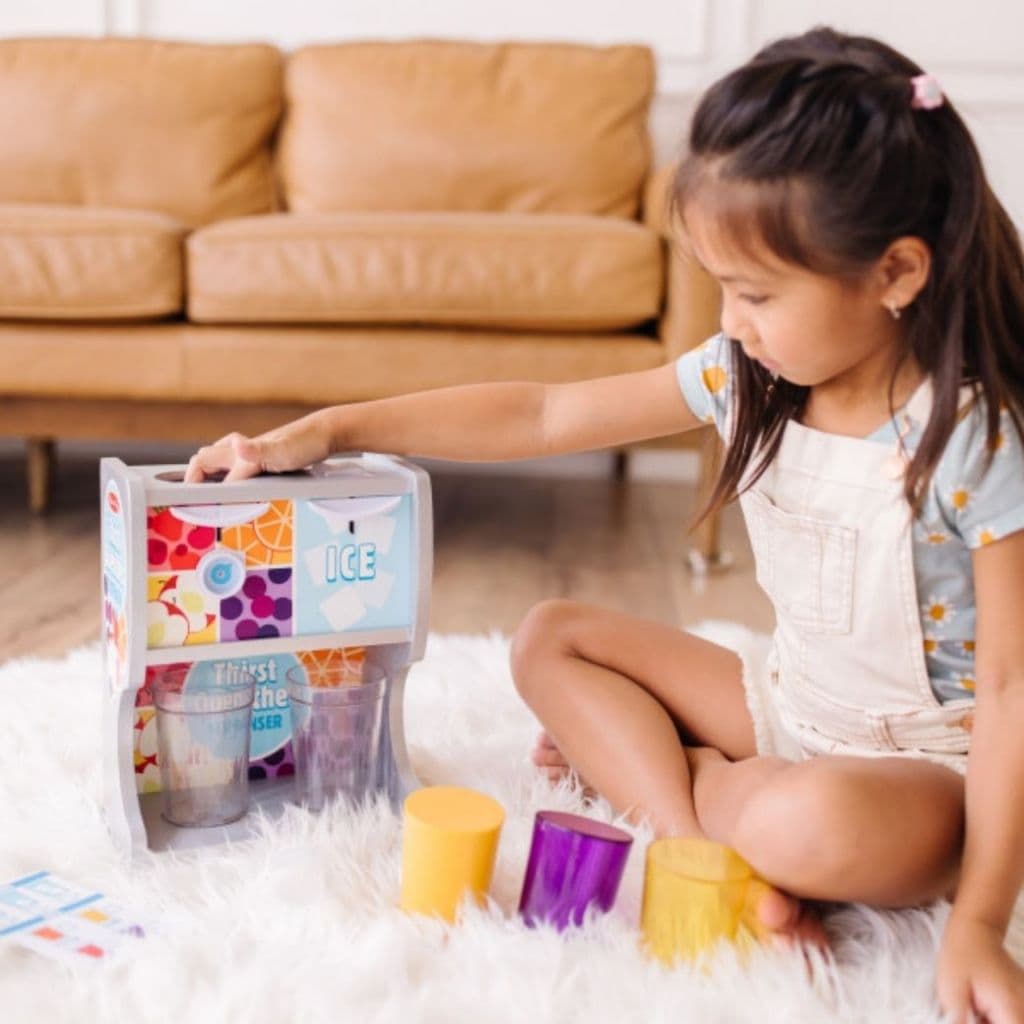 ชุดร้านเครื่องดื่ม กดน้ำผลไม้พร้อมน้ำแข็ง Thirst Quencher Dispenser Melissa & Doug ของเล่นเด็ก 9300 รูปที่ 5