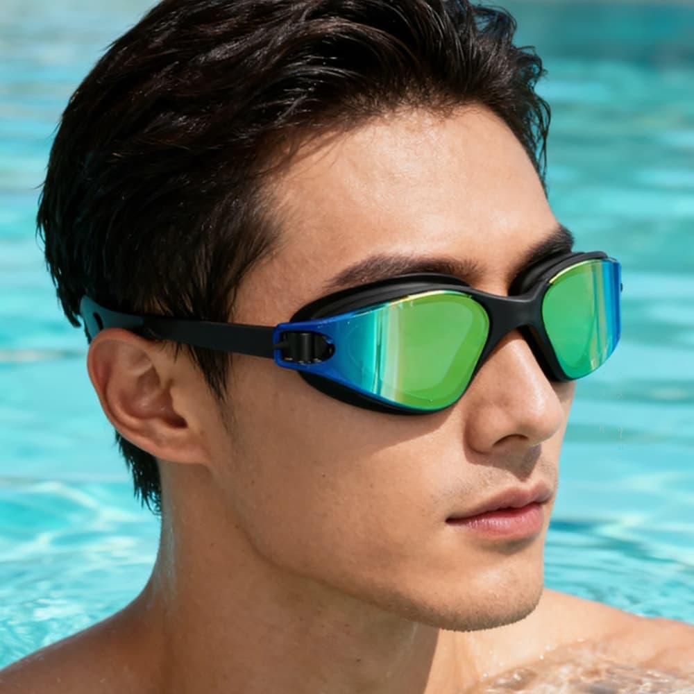 ผู้ใหญ่ Goggles แว่นว่ายน้ำ HD กันน้ำและกันฝ้า ใช้ได้ทั้งชายและหญิง อุปกรณ์ว่ายน้ำ รูปที่ 3