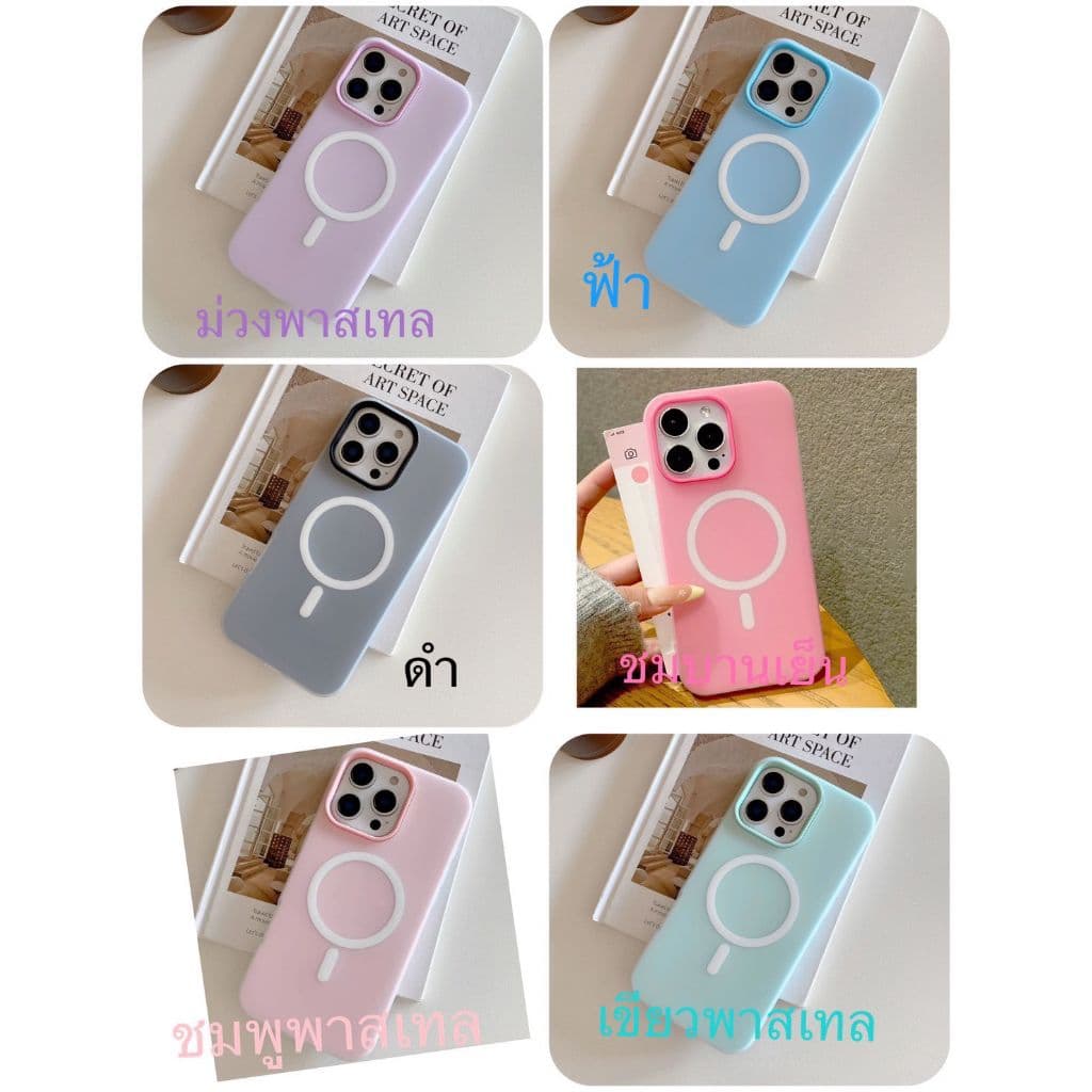 เคสมือถือ สำหรับ OPPO A6 A6X A3pro A5Pro A6Pro A5X A78 A58 A57 A53 สีพื้น2ชั้น #2S-M รูปที่ 3