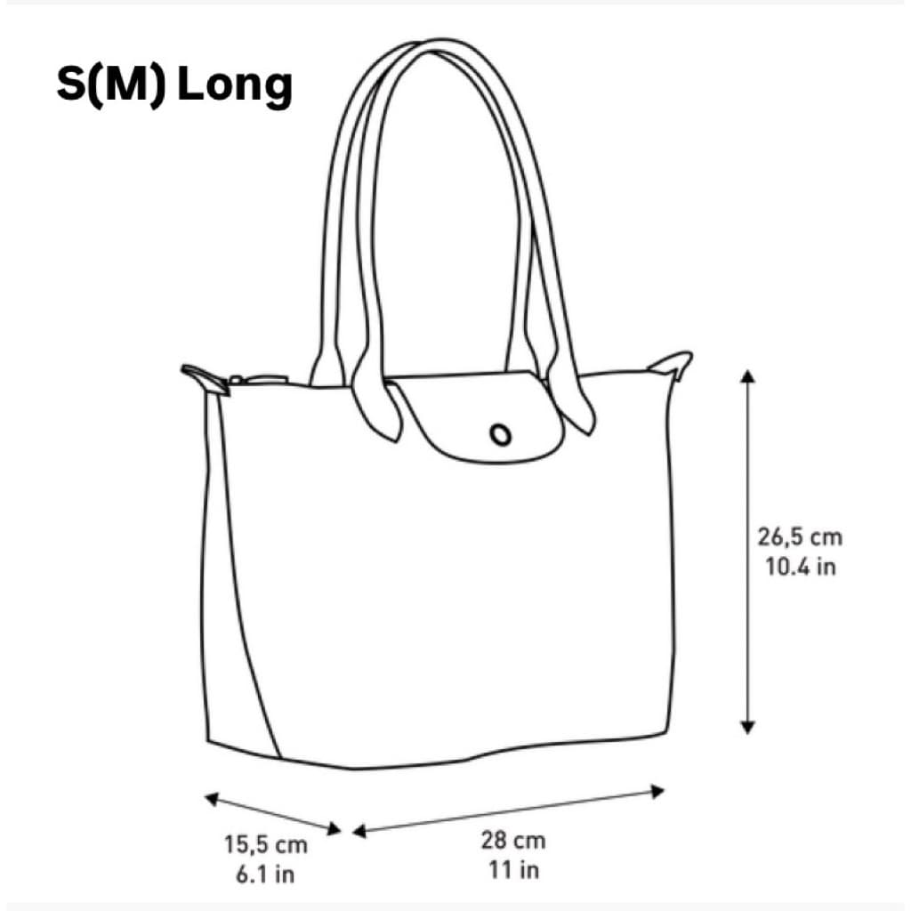 * Longchamp le Pliage ไซส์ S หูยาว - shop เรียก M Long รูปที่ 9
