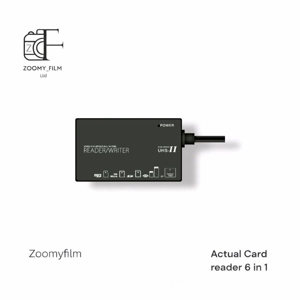 Actual Card Reader 6 in 1 การ์ดรีดเดอร์ USB-C 6 ช่อง รองรับ SD TF CF MS XD M2 รูปที่ 5