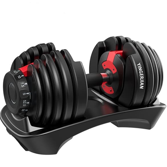 ดัมเบล 24kg Black 1 อัน ดัมเบลปรับน้ําหนัก Adjustable Dumbbell อุปกรณ์ออกกำลังกายปรับได้ แข็งแรง dumbell ปรับ น้ำหนัก รูปที่ 2