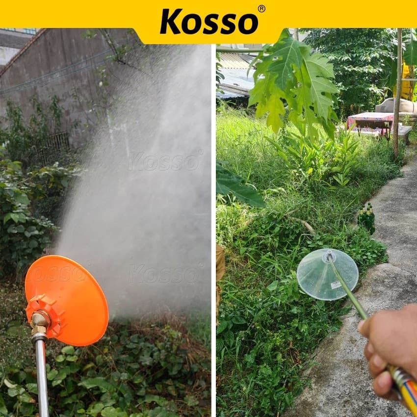 Kosso ฝาครอบหัวพ่นยา หัวฉีดทรงกลม หมุนปรับการฉีดได้ กันฟุ้งพ่นยา หัวฉีด ปากกว้าง 1ชิ้น รูปที่ 7