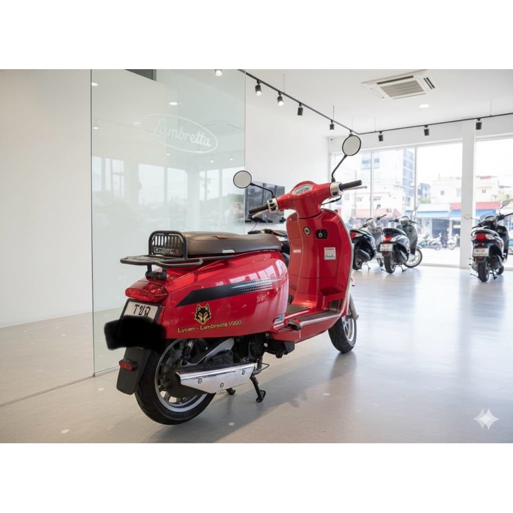Rack ท้าย Lambretta v125/v200 ทรง ลดราคาพิเศษ TP รูปที่ 5