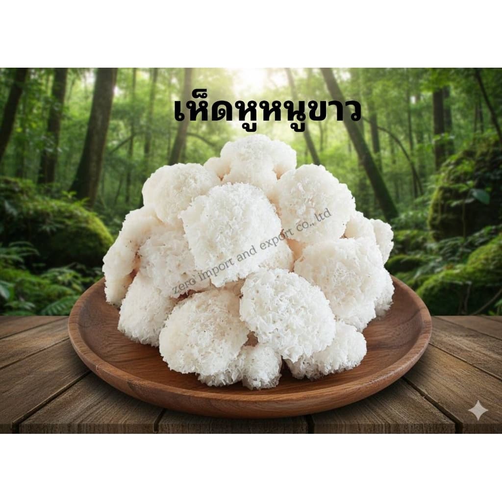 เห็ดหูหนูขาว เห็ดหูหนูแห้ง เห็ดขาว รูปที่ 1