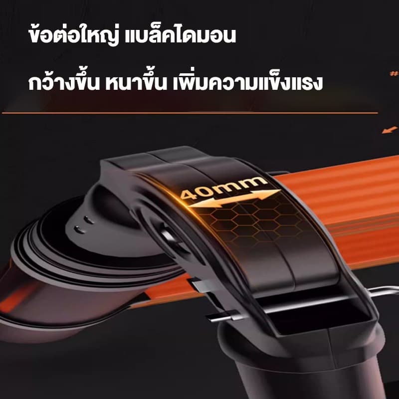 บันได บันไดพับได้ บันไดอลูมิเนียม รับน้ำหนักได้ 1000KG มีหลายฟังก์ชัน ปรับได้ แข็งแรงและทนทาน ยาวทั้งหมด 3.8m/4.8m/5.8m รูปที่ 5