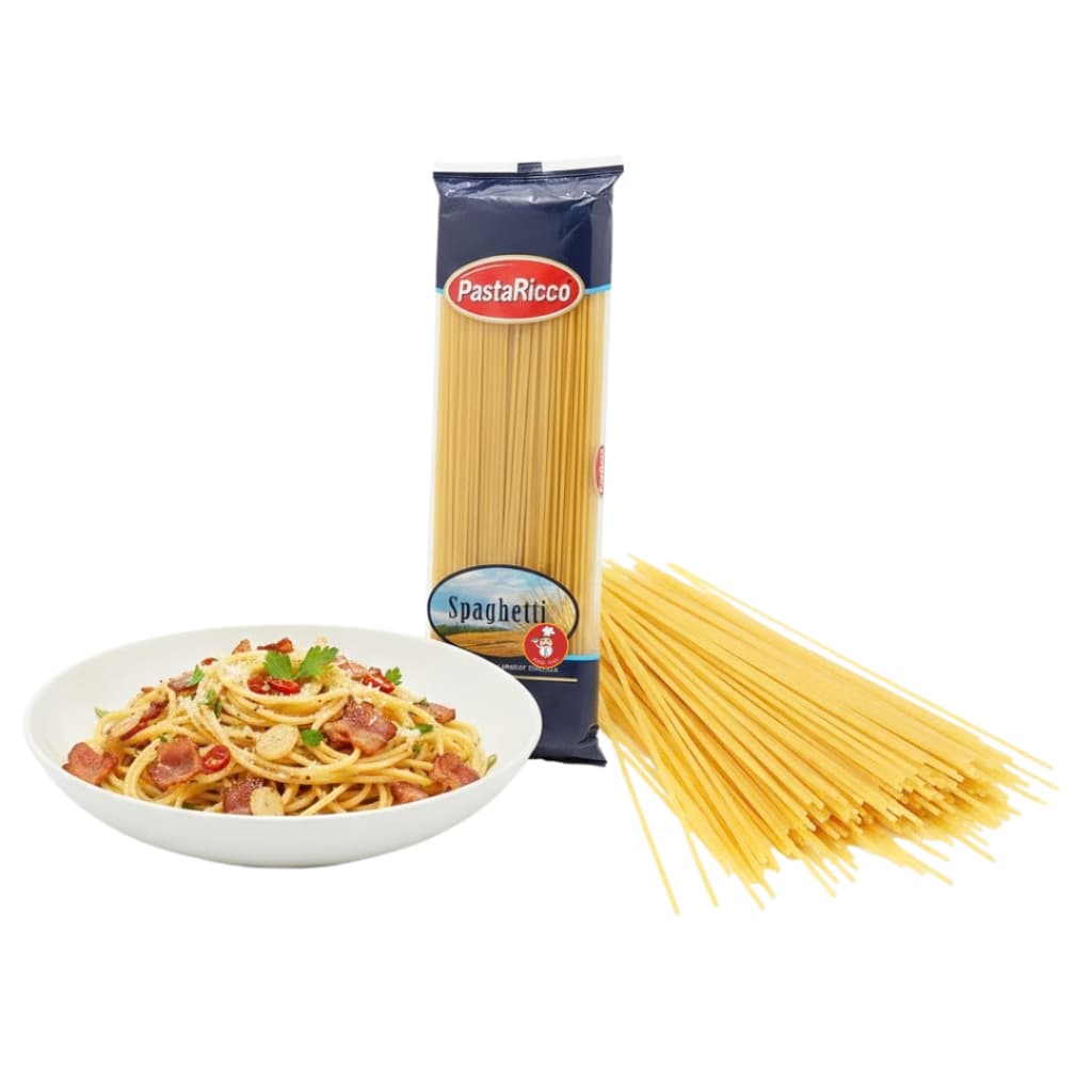 สปาเก็ตตี้ Pasta Ricco Spaghetti พาสต้าริคโค่ เส้นสปาเก็ตตี้ 400g รูปที่ 2