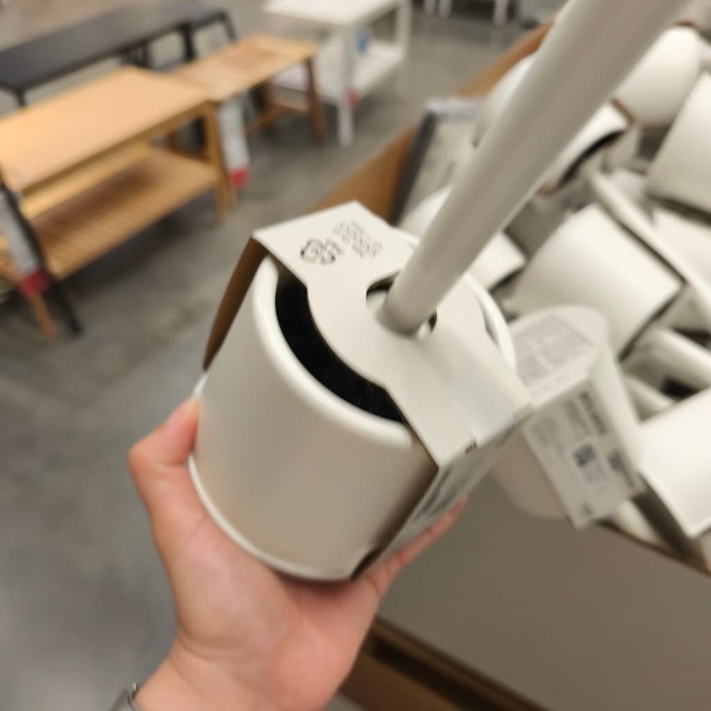 IKEA แปรงขัดห้องน้ำ IKEA BOLMEN มินิมอล สีขาว ดำ ขนาด 36.5 cm รูปที่ 6