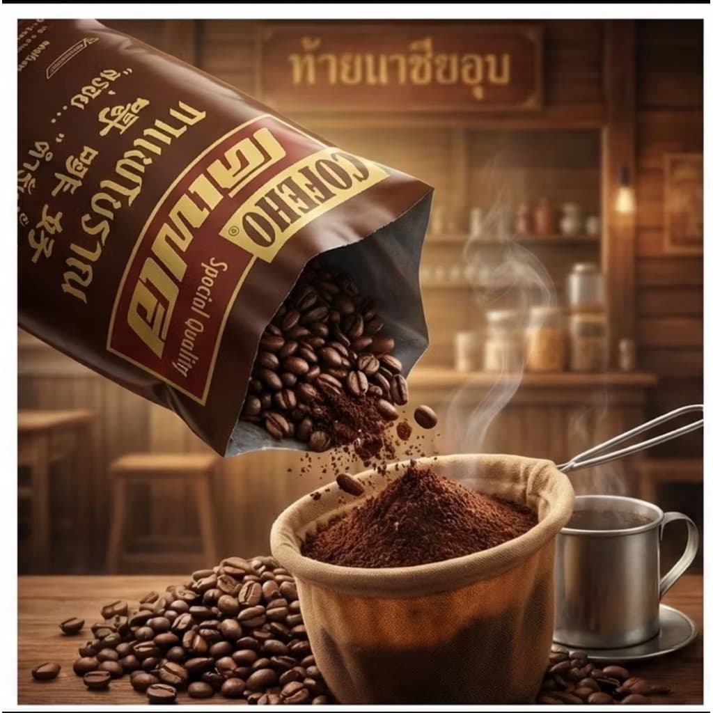 โคเฟโฮกาแฟโบราณขนาดบรรจุ650กรัม*6ถุง/ลัง รูปที่ 8
