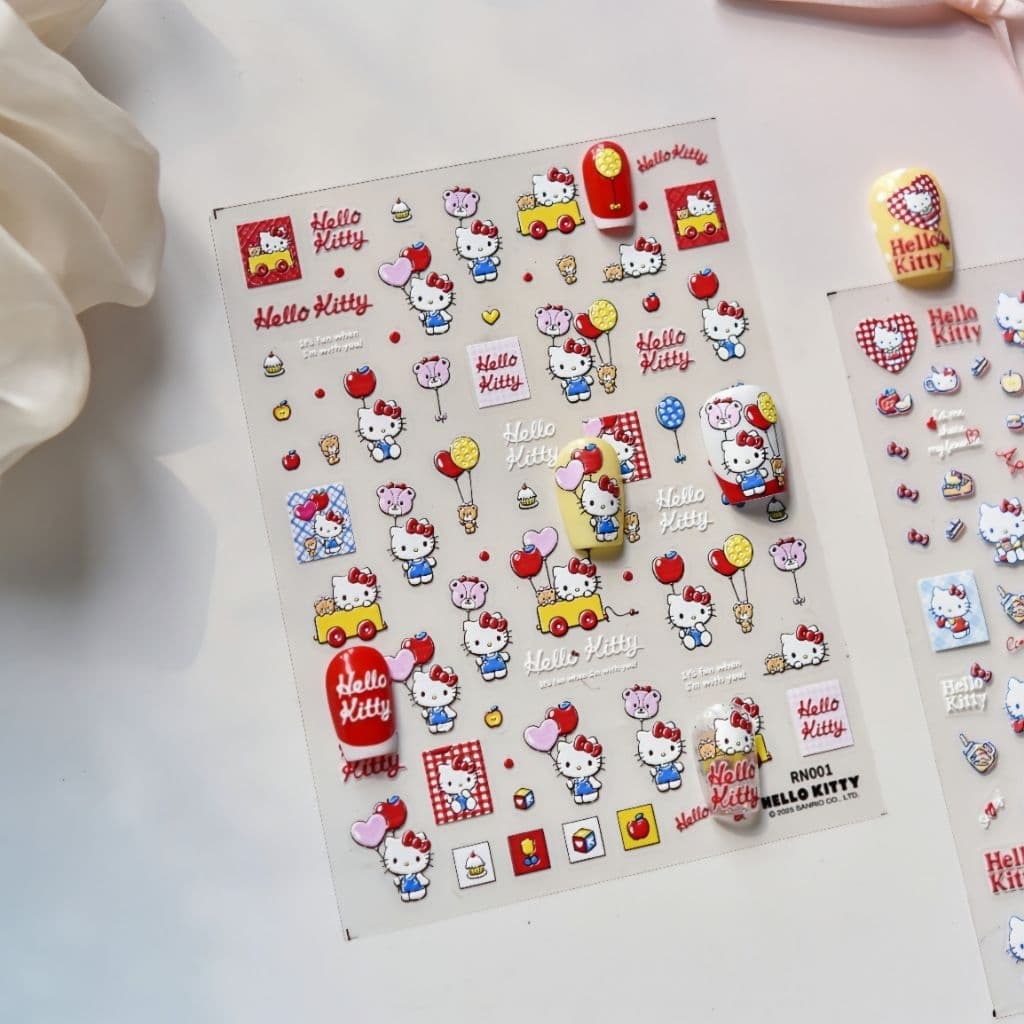 จากไทย!! สติกเกอร์ติดเล็บ สติกเกอร์ลายนูน สติกเกอร์ 5D ลายSanrio Tomoni สติกเกอร์ตกแต่ง ติดโทรศัพท์สิ่งของน่ารัก รูปที่ 3