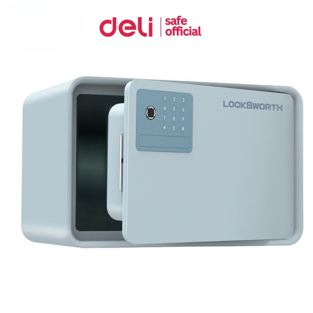 Deli ตู้เซฟนิรภัย ตู้เซฟอิเล็กทรอนิกส์ ระบบดิจิตอล สไตล์มินิมอล แข็งแรง รับประกัน1ปี Safe Box รูปที่ 1