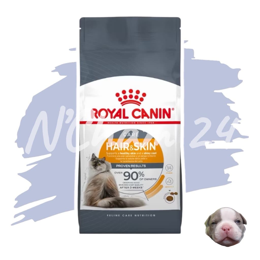 Royal Canin Hair & Skin 2kg,4Kg และ 10kg อาหาร แมวโต เน้น บำรุงขน และ ผิวหนัง hair&skin รูปที่ 1