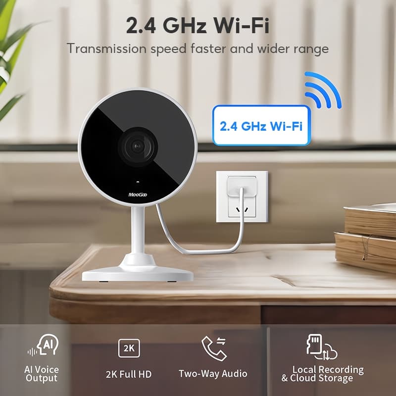 MeeGoo WiFi Indoor Camera 300W กล้องวงจรปิดภายในบ้าน กล้องวงจรปิด กล้องวงจรปิดไร้สาย ใช้แอป VicoHome รูปที่ 2