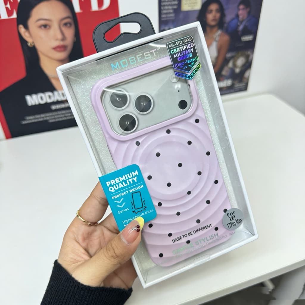 Mobest เคสลายโบว์ แม่เหล็กชาร์จ สำหรับรุ่น ไอโฟน 17promax 17pro 17 15promax 14promax 13promax รูปที่ 4